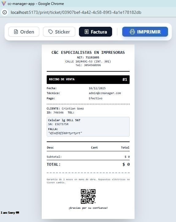 Impresión de Ticket y Recibo de Venta Real